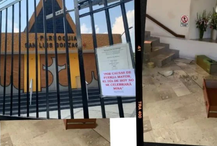 Asaltan iglesia; comando armado somete a cura y se roban hasta los vasos sagrados
