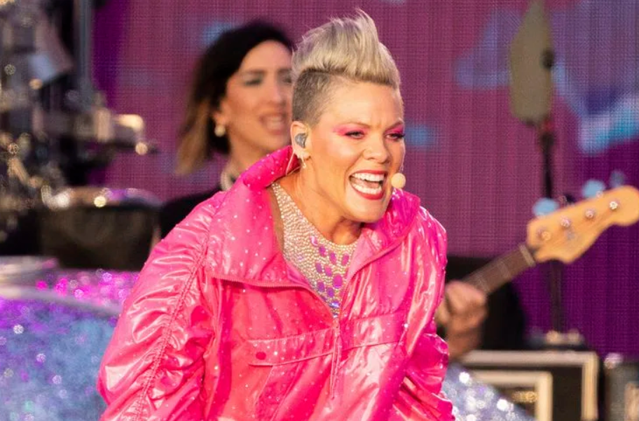 Durante concierto de Pink, fan avienta cenizas de su mamá al escenario