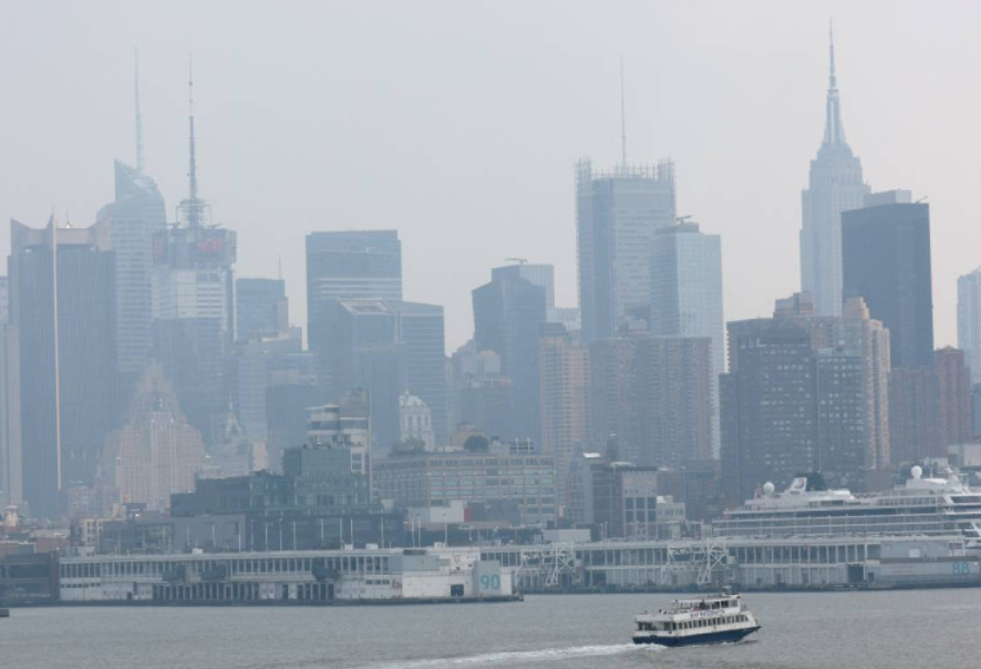 Incendios en Canadá provocan contaminación en Nueva York