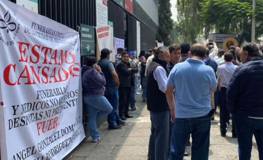 Funerarias piden agilizar trámites en CDMX