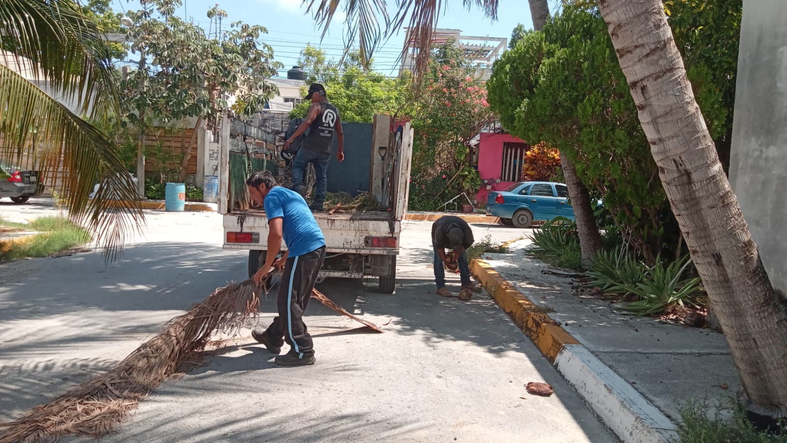 Emprende servicios públicos de Puerto Morelos limpieza emergente de alcantarillas