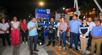 Lili Campos puso en operación los primeros semáforos en Puerto Aventuras