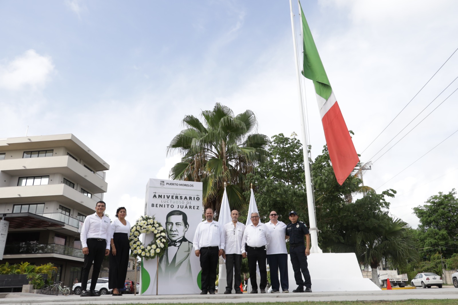 Recuerda Puerto Morelos a Benito Juárez, hombre reformador y de profundas convicciones
