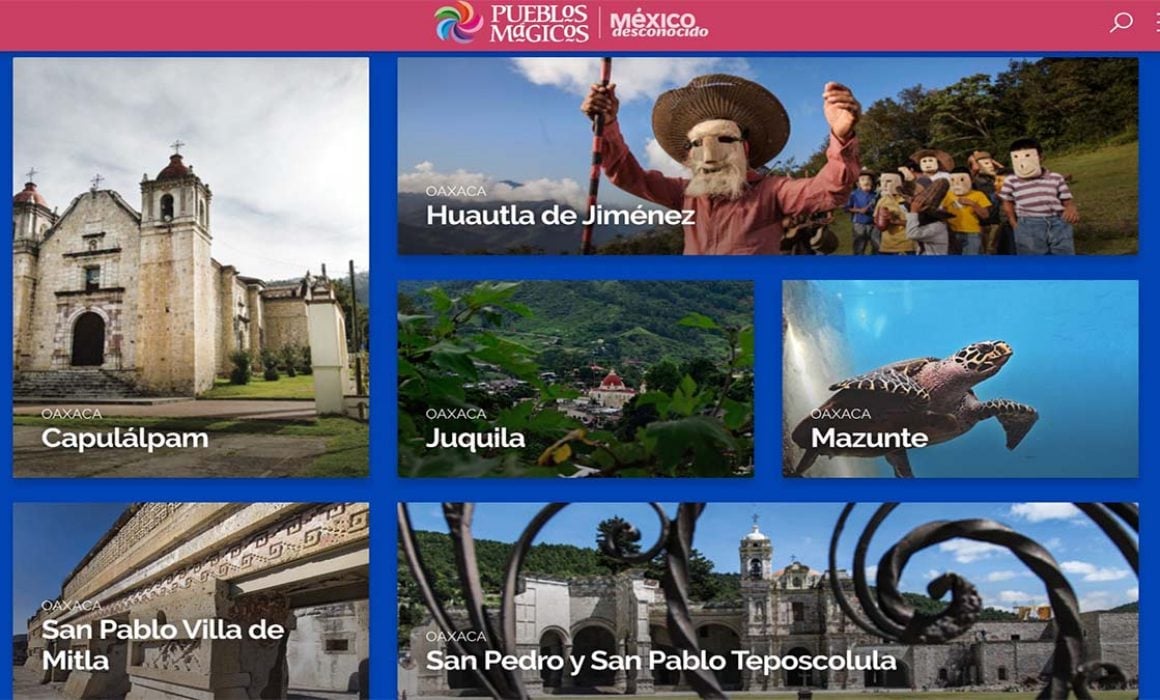 Borran a pueblos mágicos de Oaxaca