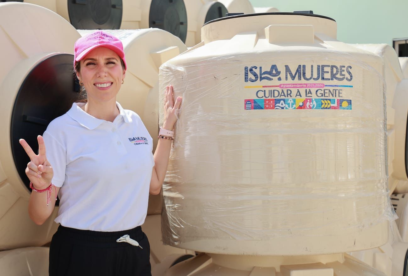 Atenea Gómez anuncia primera lista de beneficiarios del Programa de Subsidios para la Adquisición de Tinacos