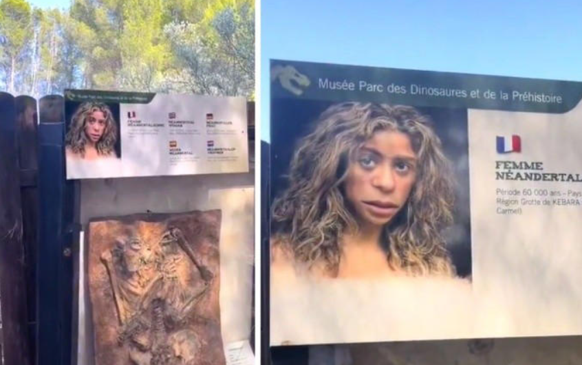 Mujer neandertal parecida a Shakira se viraliza en redes