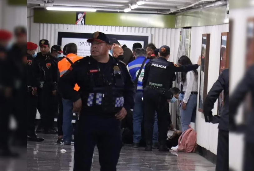 Una joven murió tras ser lanzada a las vías del Metro Hidalgo