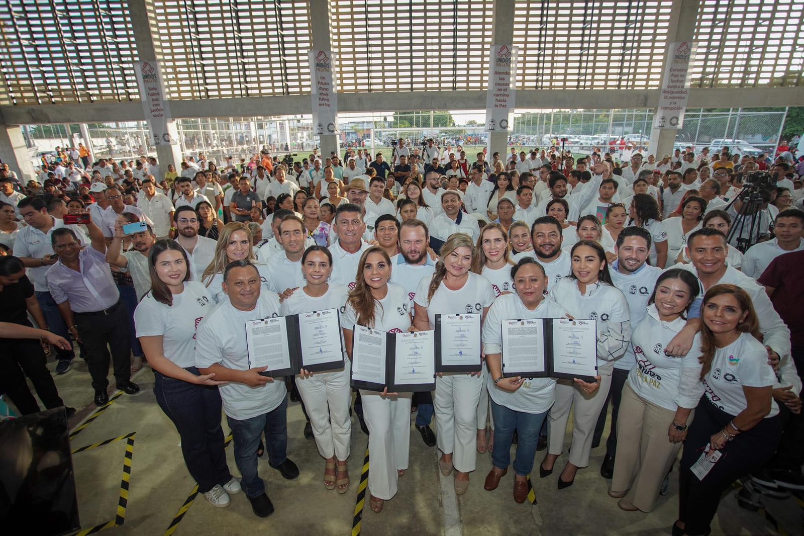 Mara Lezama lanza la Estrategia Integral para la Construcción de la Paz en Q. Roo