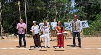 Mara Lezama da banderazo a obras de construcción del proyecto ‘Puerta al Mar’ en Felipe Carrillo Puerto