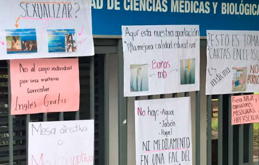 Facultad de medicina de la UMSNH se apodera de las instalaciones