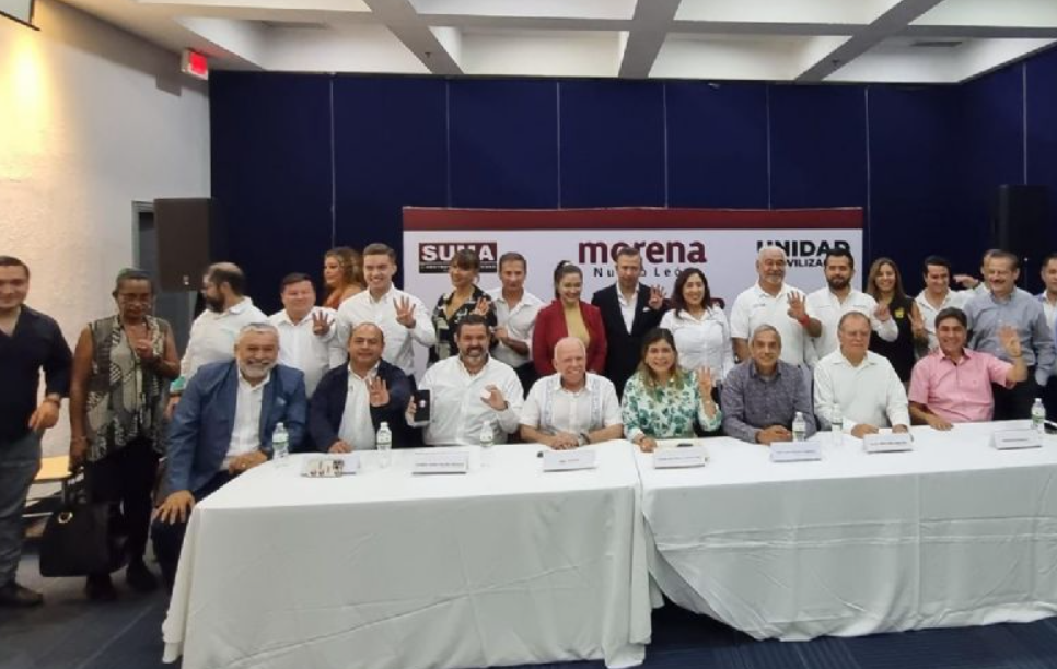 Morena en Nuevo León apoya elección de Sheinbaum
