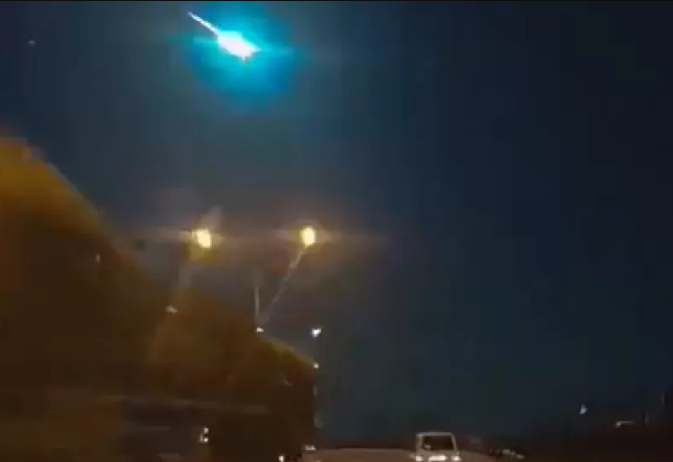 Graban caída de meteorito en Turquía