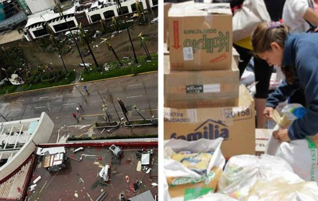 Abren centro de acopio en CDMX por daños del huracán “Otis”