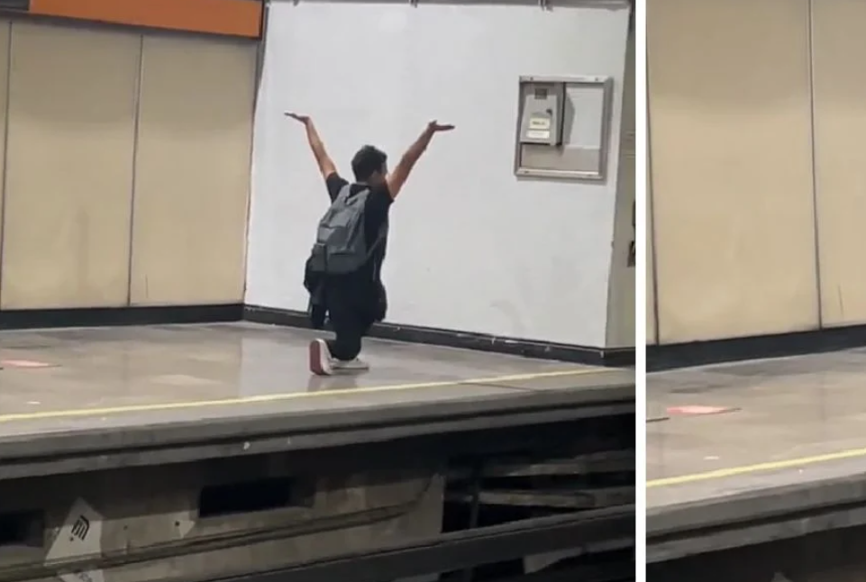 Un usuario es captado mientras baila “Vogue” en la CDMX (VIDEO)