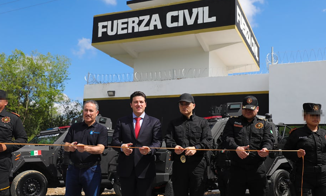 Inauguran destacamento de Fuerza Civil en Nuevo León