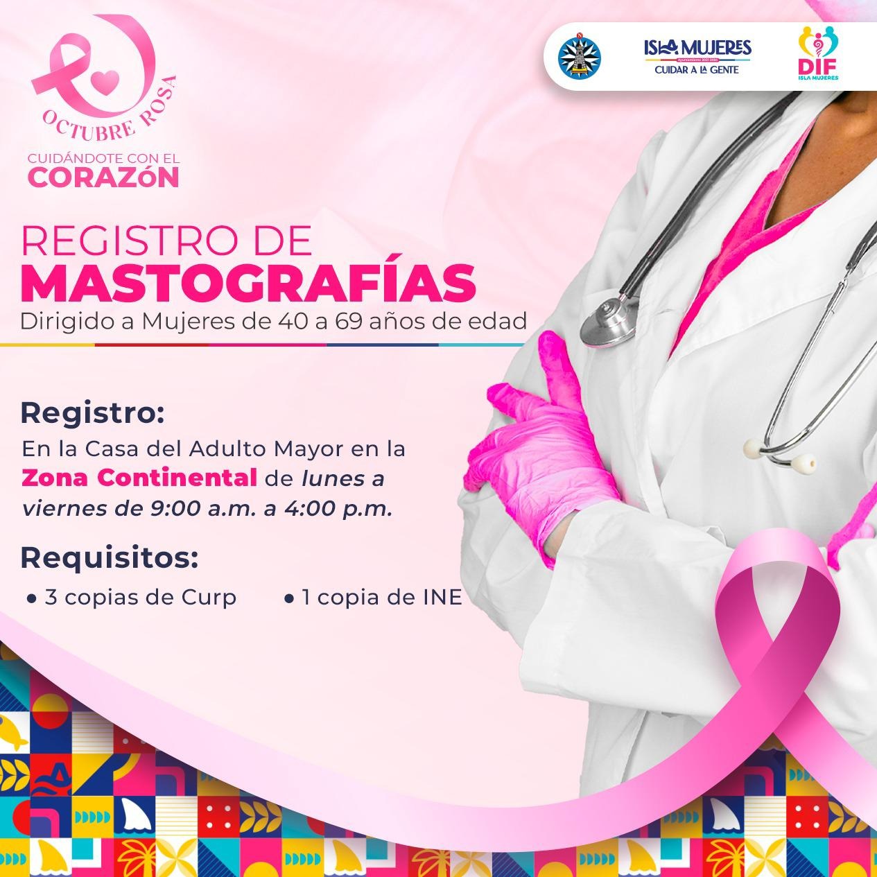 Atenea Gómez refrenda su compromiso con la salud de las mujeres isleñas en este Mes Rosa