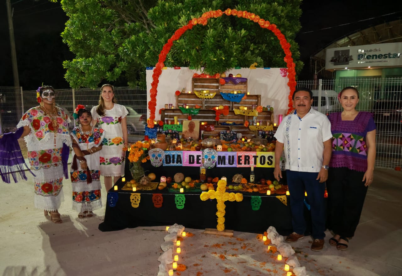 Gobierno Municipal de Isla Mujeres rescata las tradiciones con el iniciol del Festival “Luz y Vida, entre Vivos y Muertos” en la Zona Continental
