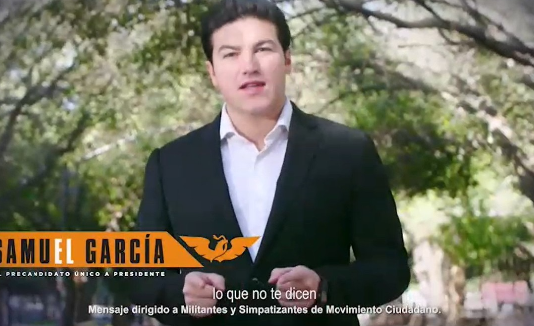 Samuel García lanza spot como precandidato de MC: “Dicen que soy un meme”