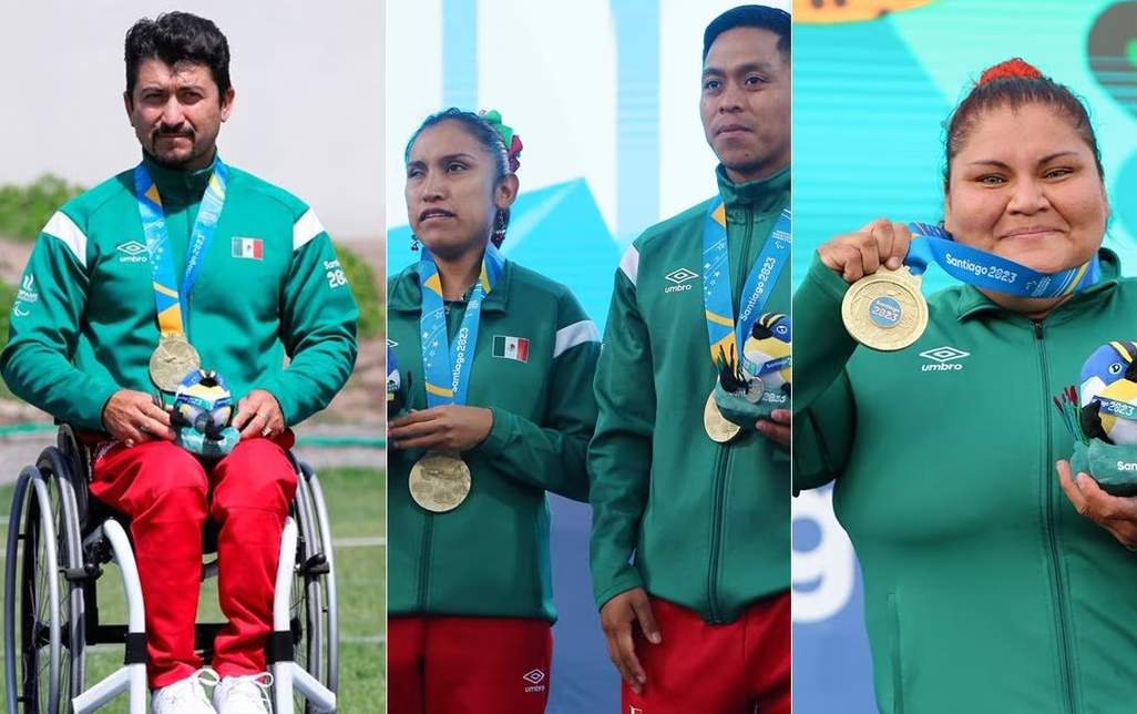 México asciende al cuarto lugar del medallero en los Juegos Parapanamericanos