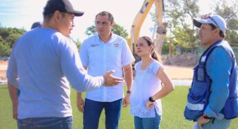Rehabilitamos canchas deportivas en Sm. 21 para un Cancún moderno: Ana Paty Peralta