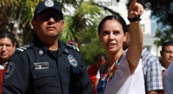 Apuntala Ana Paty Peralta seguridad con amplio proyecto de video vigilancia para Cancún