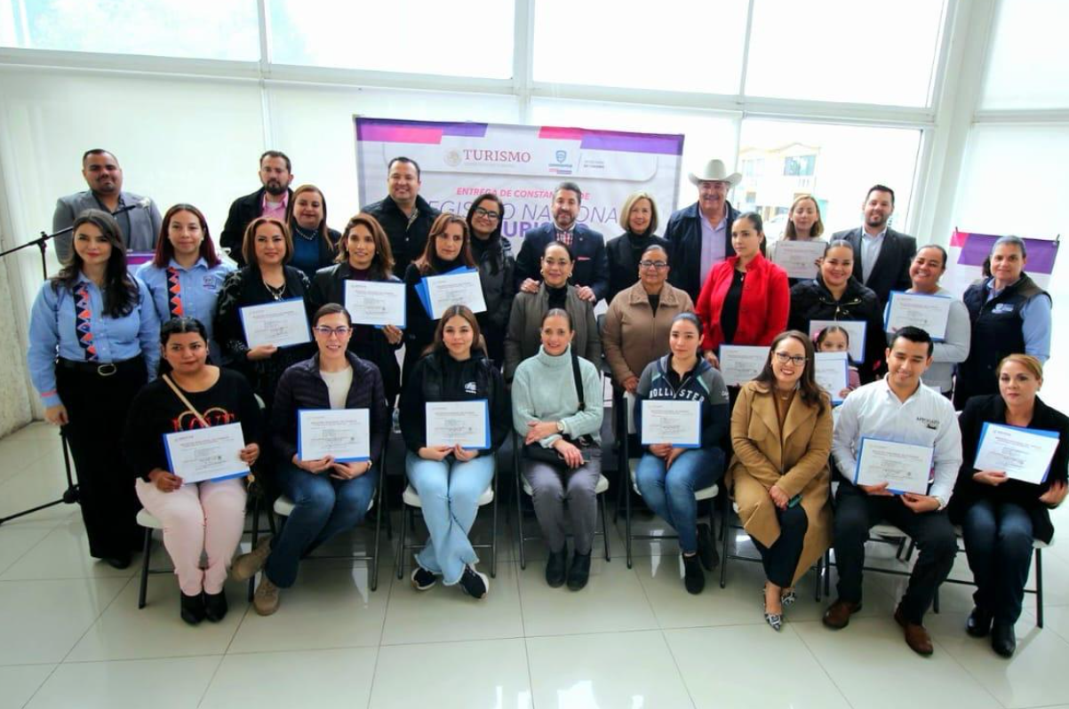 Entregan Registros Nacionales de Turismo en Chihuahua