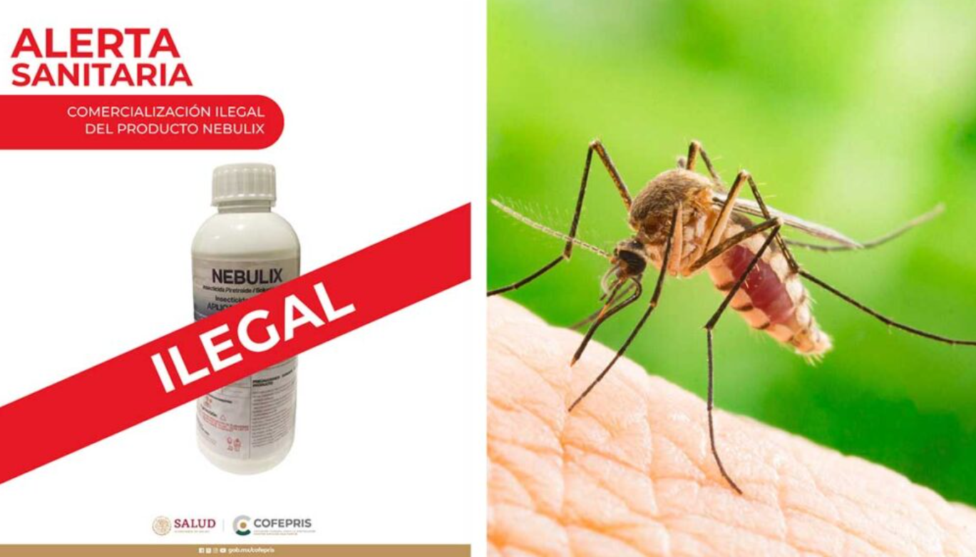 Cofepris emite alerta sanitaria por insecticida Nebulix