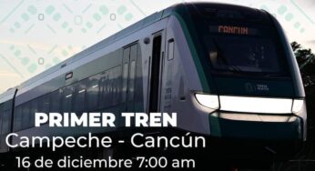 Se agotan boletos para el primer viaje del Tren Maya, a unos minutos de su anuncio