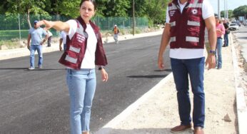 Trabaja Ana Paty Peralta por mejorar calles y avenidas de Cancún