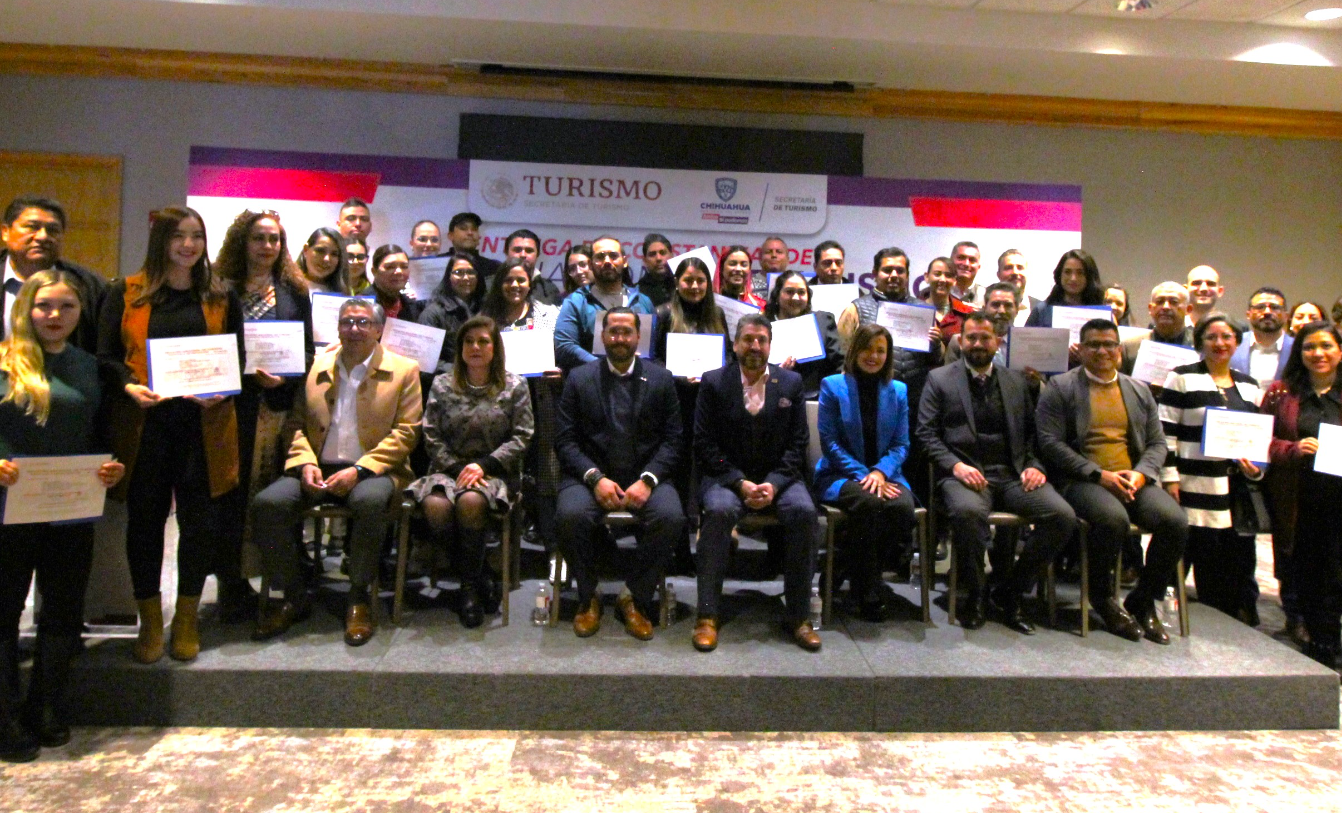 Entregan Constancias de Registro Nacional de Turismo a empresas chihuahuenses