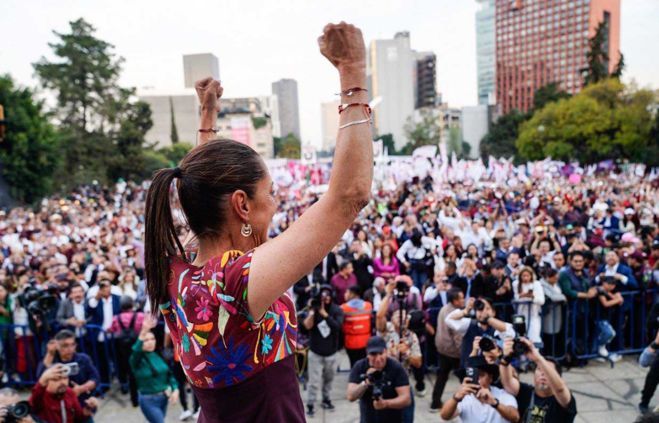 Claudia Sheinbaum cierra su precampaña