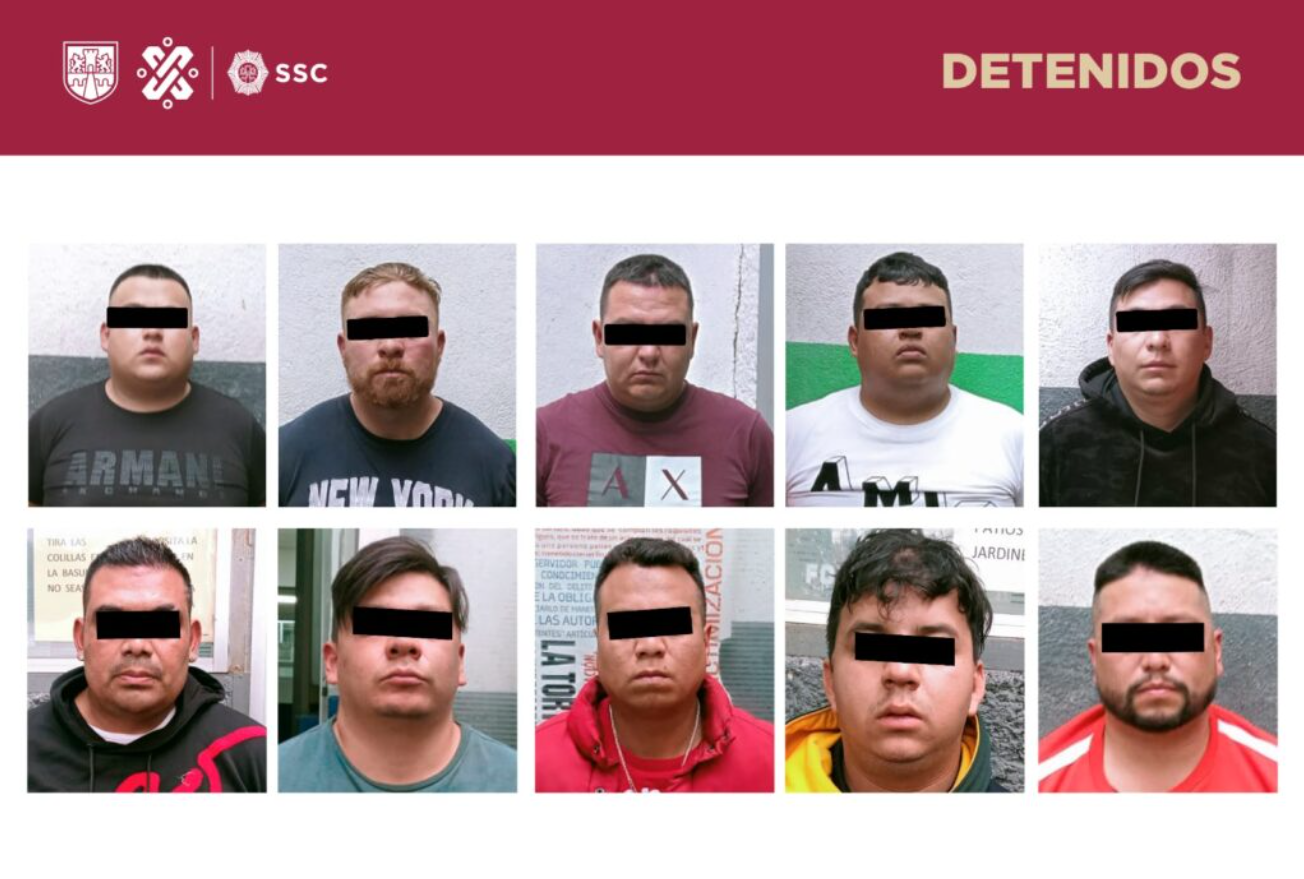 Balacera en Iztacalco deja dos muertos y 10 detenidos en operativo