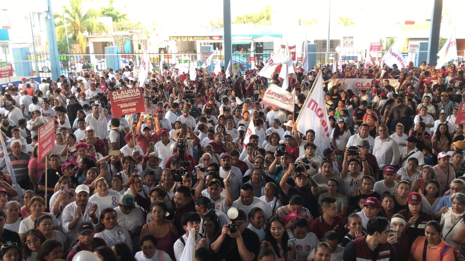 Total respaldo de Quintana Roo en cierre de precampaña de Claudia Sheinbaum
