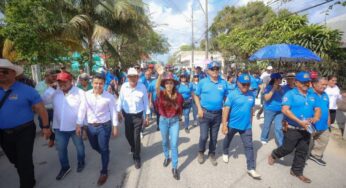 Celebran 50 Aniversario del Ejido Alfredo V. Bonfil con magno desfile