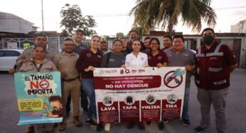 Combate gobierno municipal transmisión de enfermedades con descacharrización