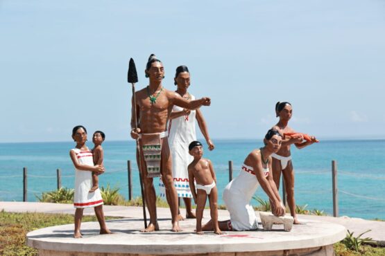 Parque escultórico en Punta Sur, uno de los grandes atractivos de Isla Mujeres