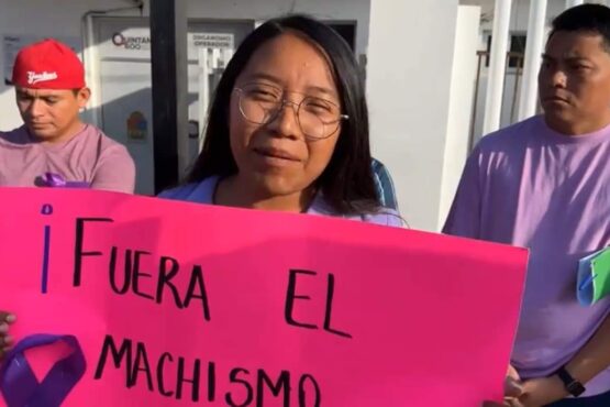 Se manifiestan trabajadores de confianza de CAPA en Tulum