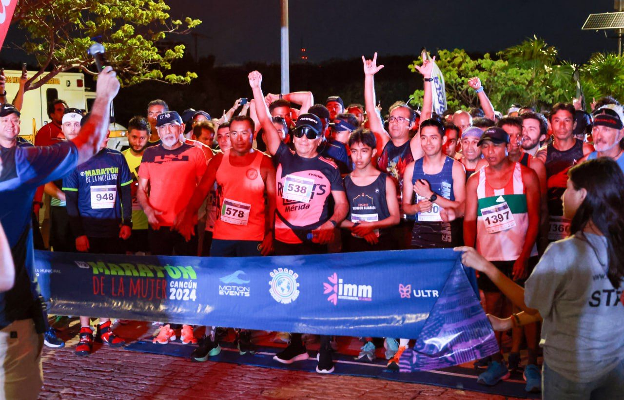 Carrera por la igualdad: Noveno Medio Maratón Internacional de la Mujer Cancún 2024