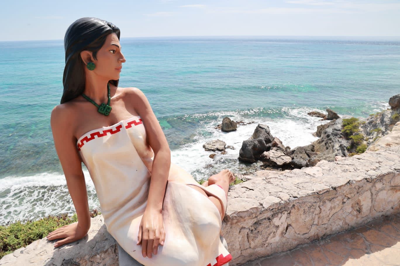 Parque escultórico de Punta Sur, uno de los grandes atractivos de Isla Mujeres
