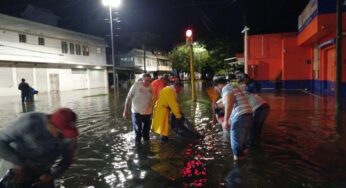 Colaboran estrechamente los tres niveles de gobierno en atención a afectaciones por lluvias en Chetumal