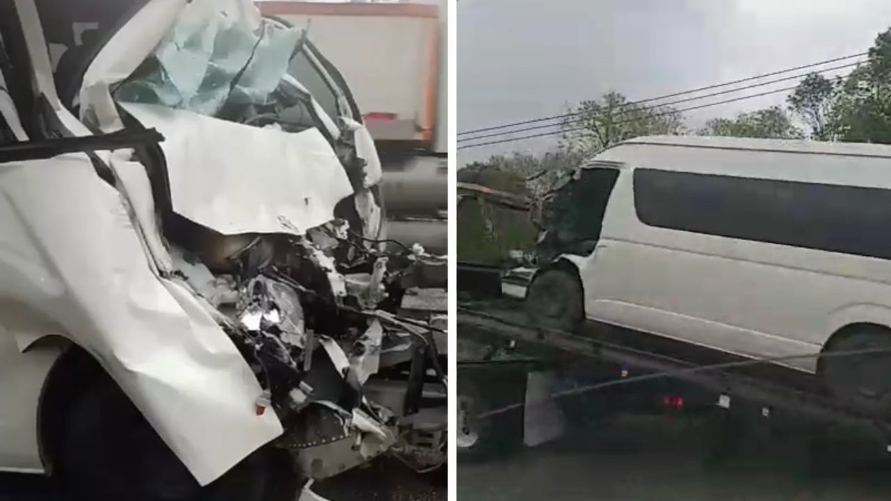 Falta accidente carretero entre Cancún y Puerto Morelos, deja un fallecido y cinco turistas extranjeros heridos