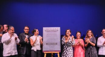Inaugura Mara Lezama el Teatro de la Ciudad de Cancún