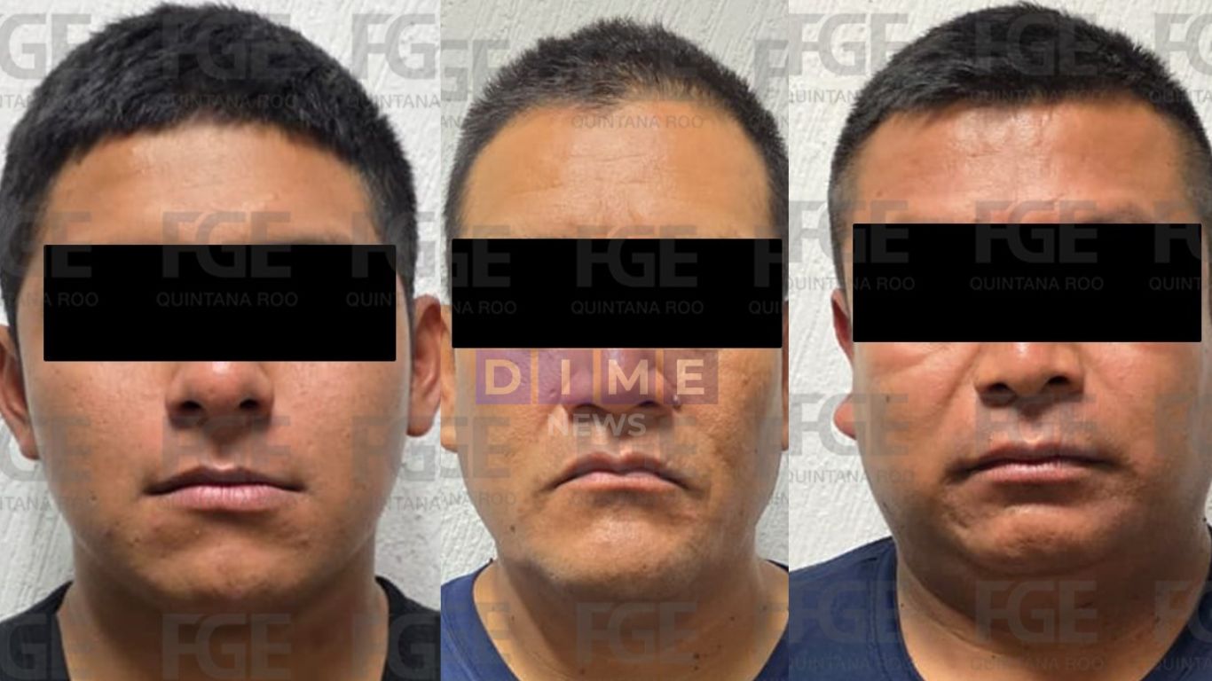 Detienen FGE y la SSP de Tulum a tres personas por secuestro exprés