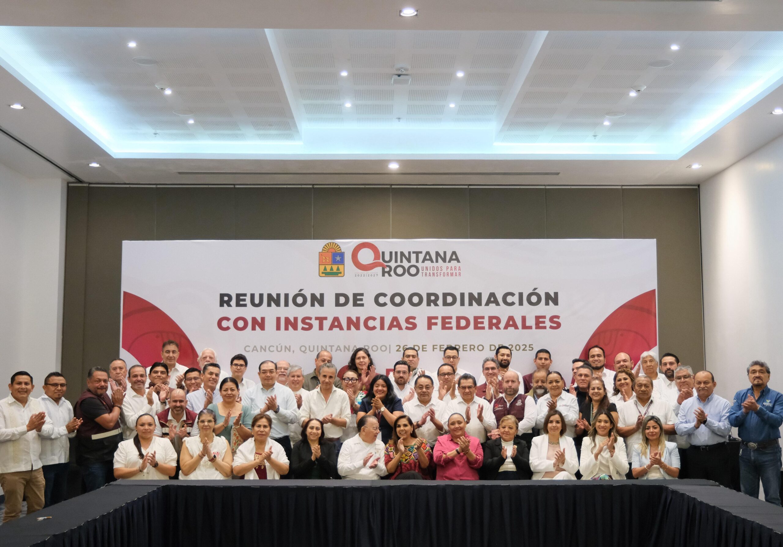 Preside Mara Lezama histórica reunión interinstitucional estatal-federal para que la justicia social siga llegando a cada rincón de Quintana Roo
