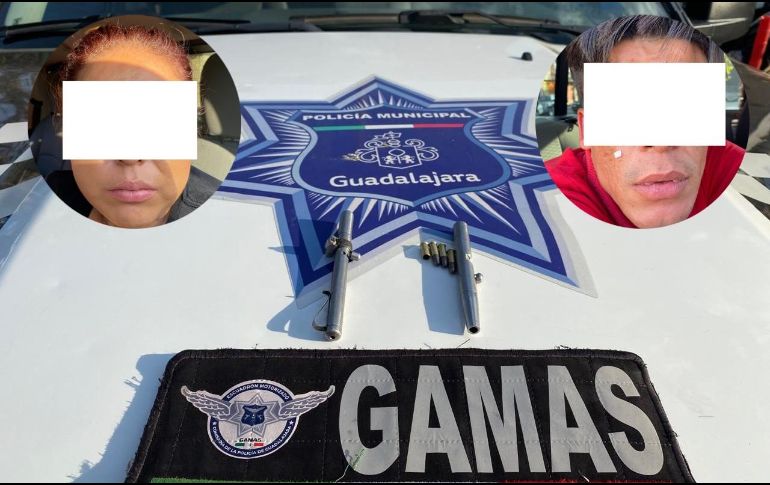 Atrapan a dos con pistolas hechizas en Jalisco