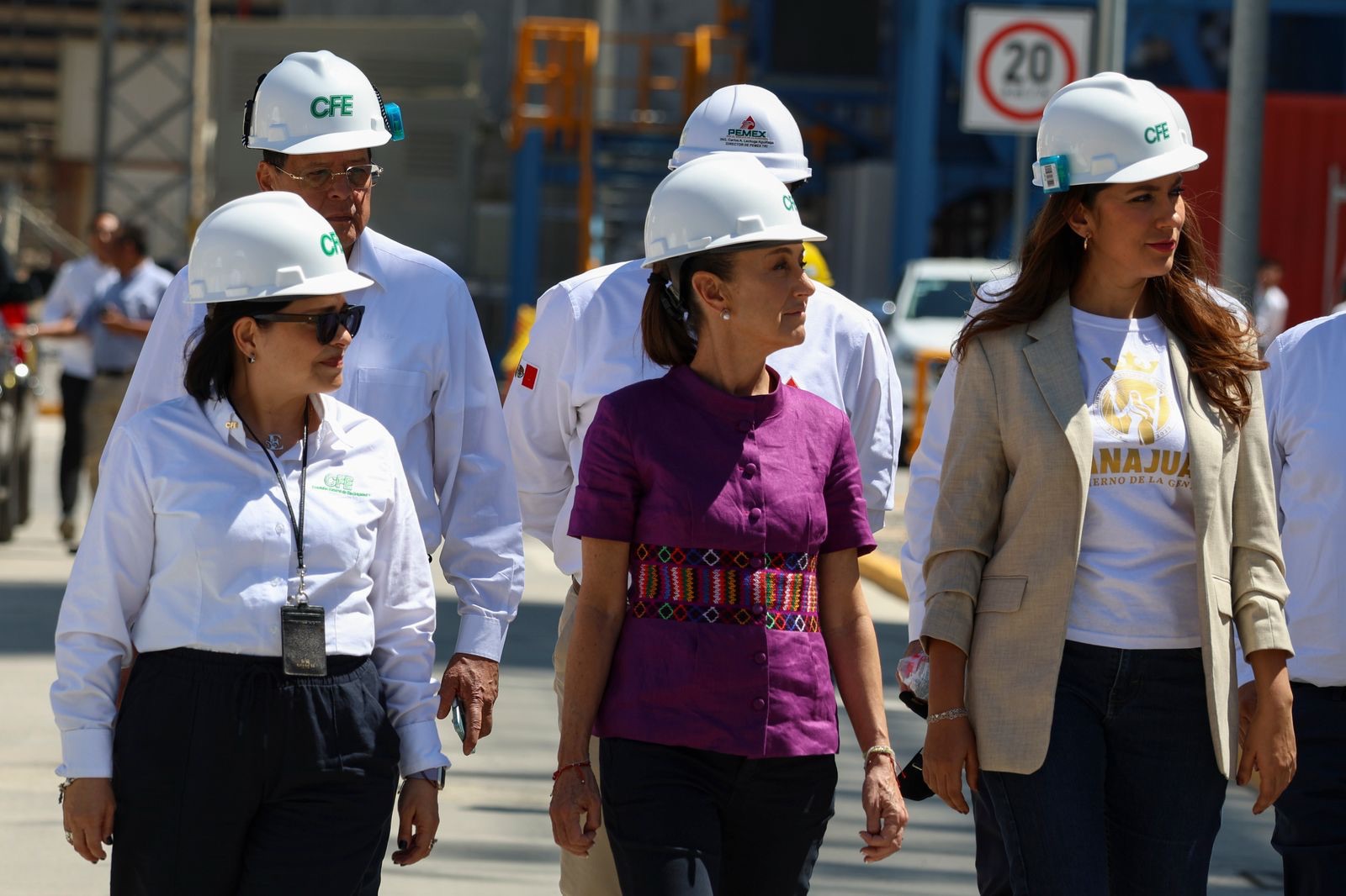 Inaugura Claudia Sheinbaum Central Salamanca de CFE