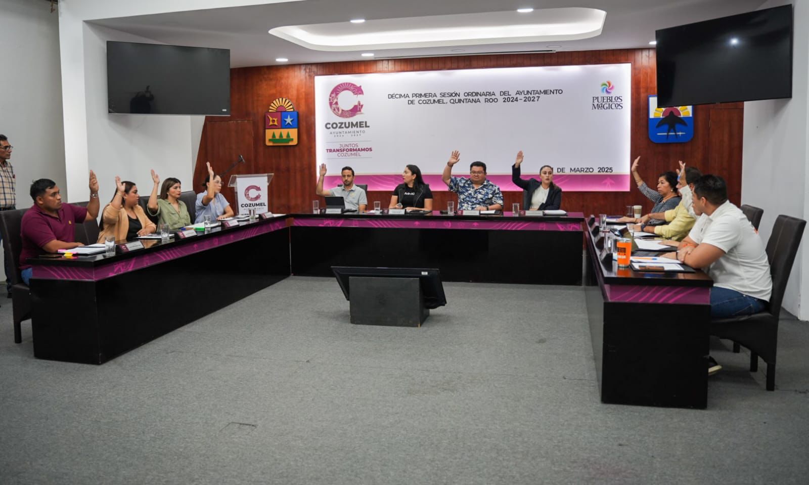 Aprueba Cabildo que negocios se conecten al C5 y C2 para ampliar la vigilancia y la prevención del delito en Cozumel