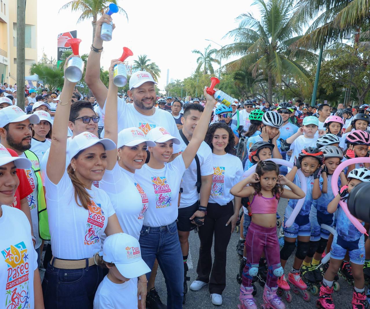 Promueve Ana Paty Peralta “Paseo Cancunense” para hacer comunidad