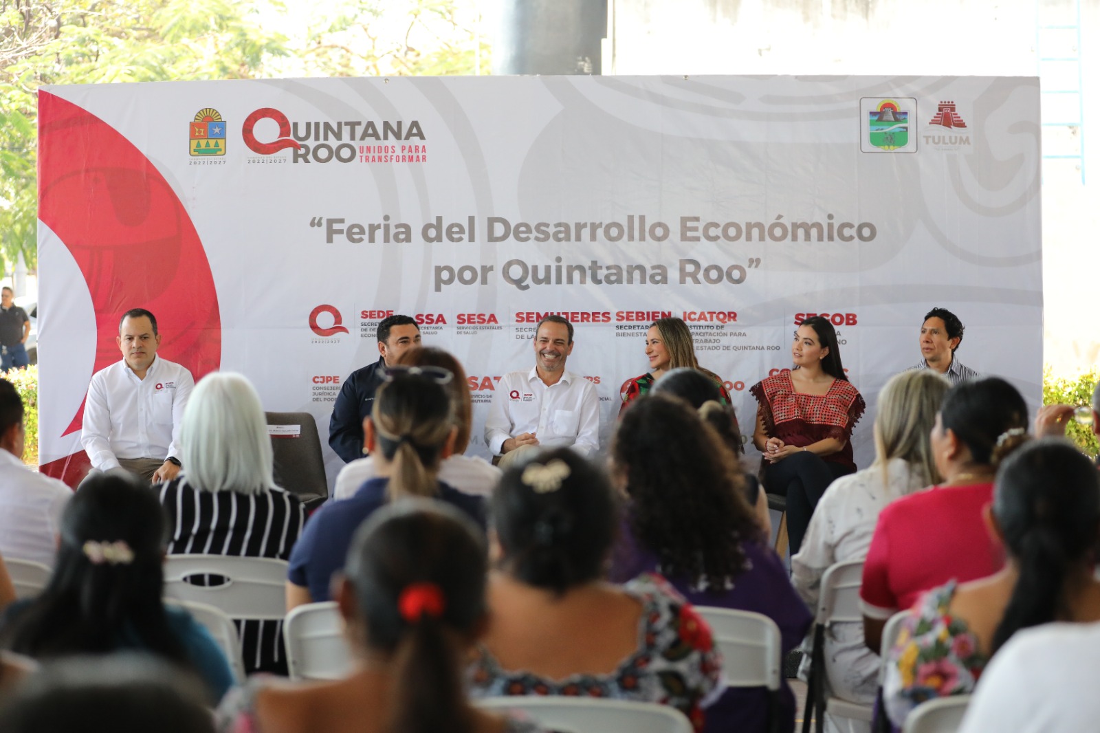 Realizan Feria del Desarrollo Económico por Quintana Roo en Tulum