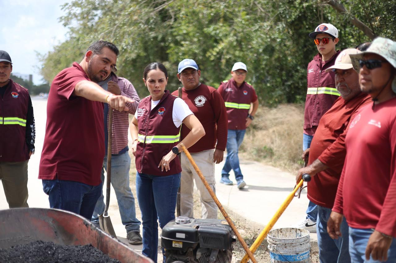 Ana Paty Peralta Brinda atención integral en materia de servicios públicos a vecinos de Sm. 327